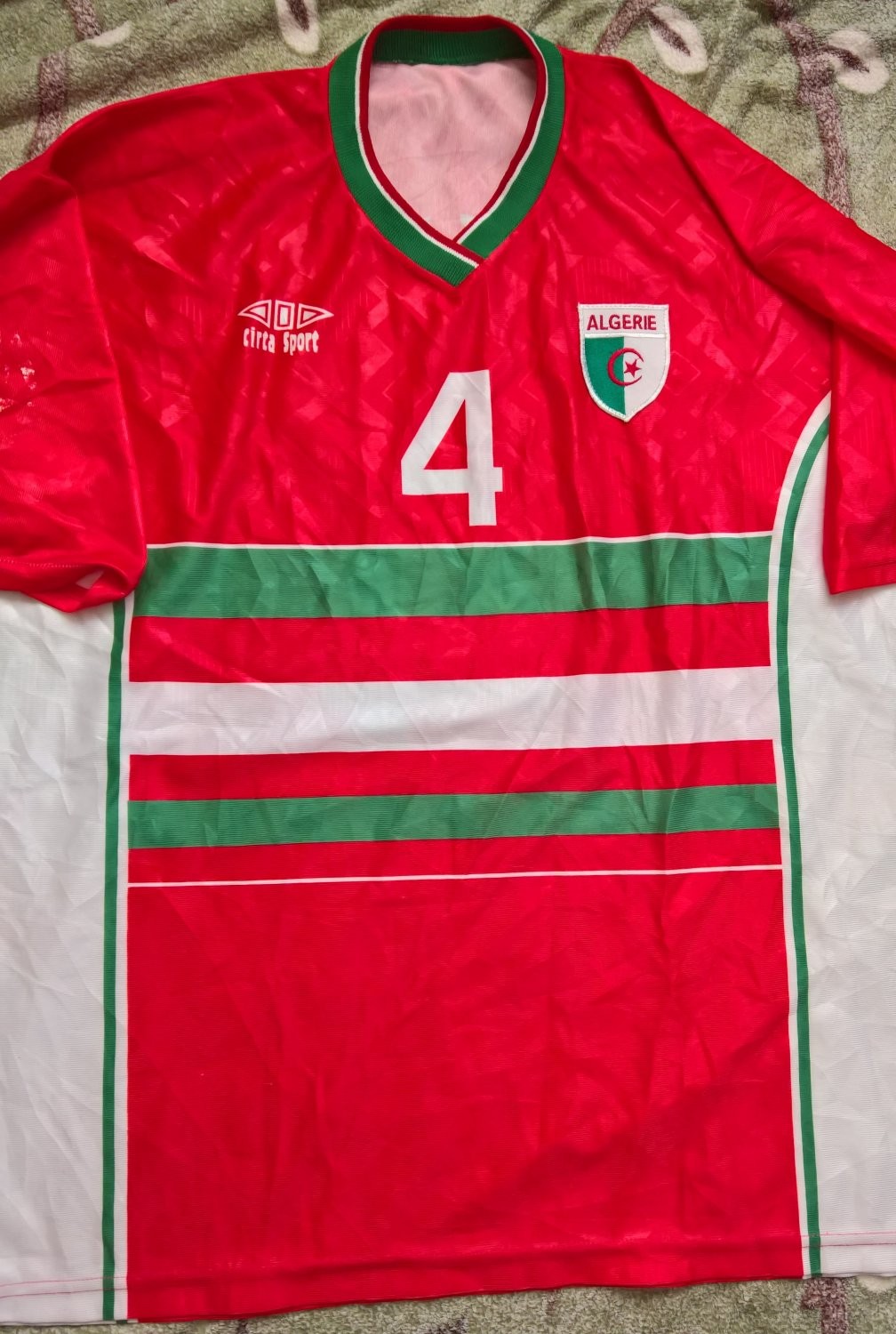 Maillot Exterieur Algérie 2002