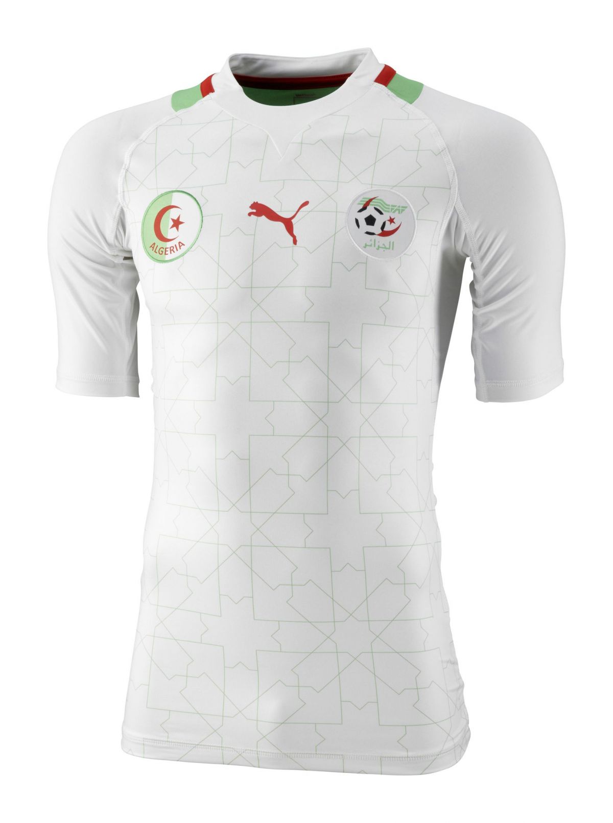 Maillot Domicile Algérie 2012