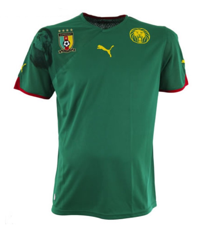 Maillot Domicile Cameroun 2010