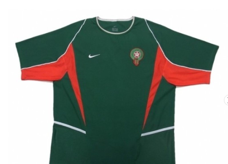 Maillot Domicile Maroc 2002