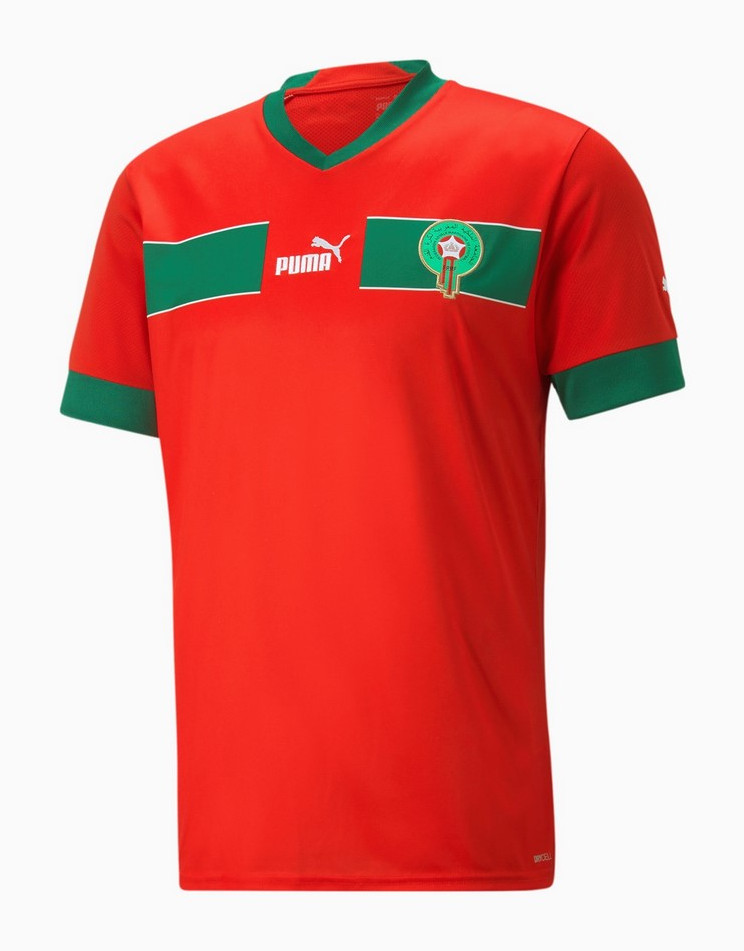 Maillot Domicile Maroc 2022