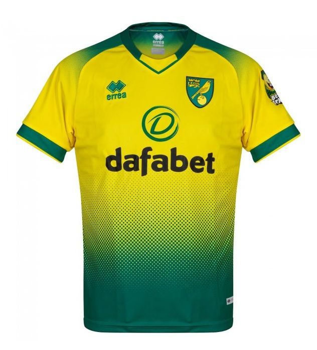 Maillot Domicile Norwich 2019-20