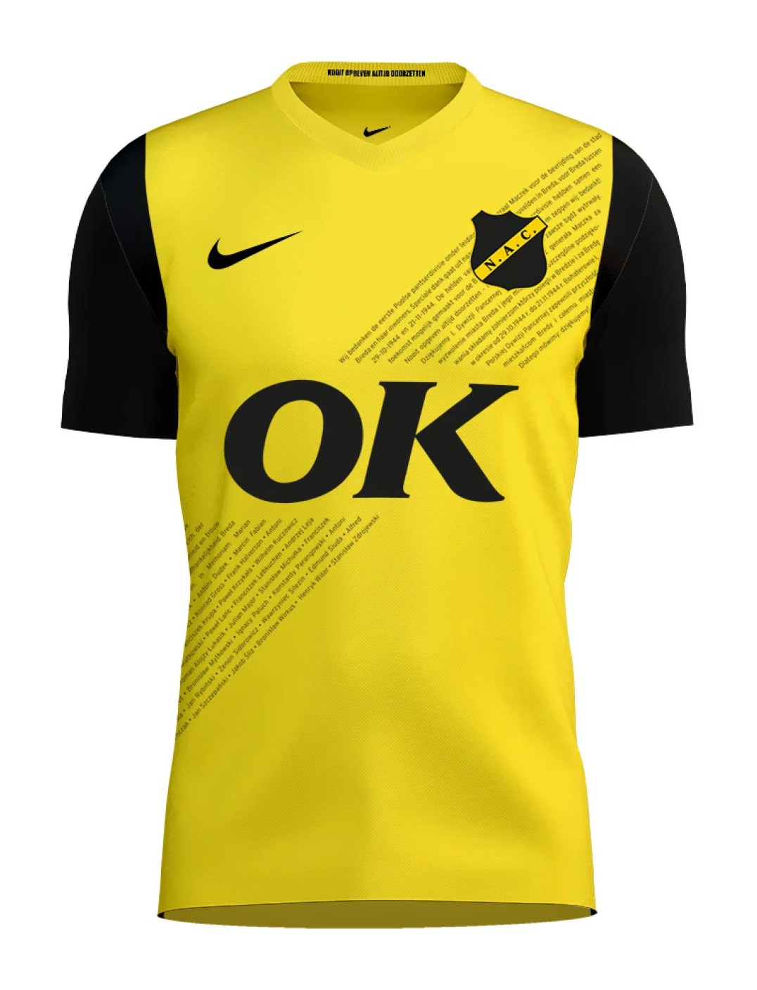 Maillot Domicile NAC Breda 2024-25