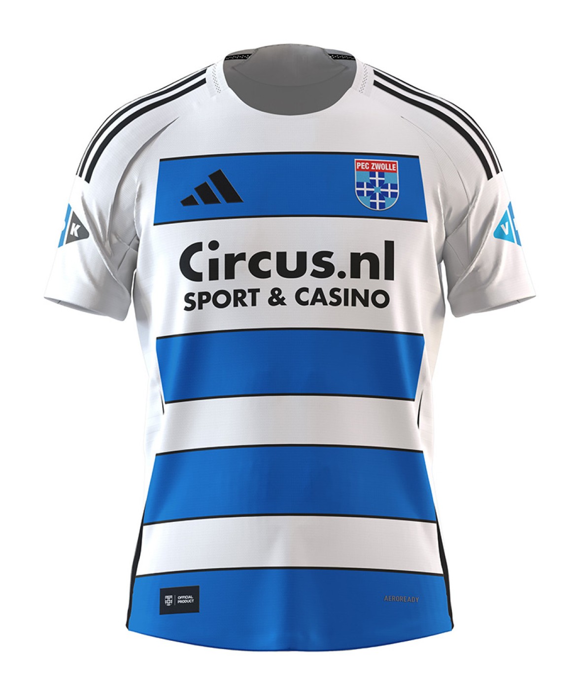 Maillot Domicile Zwolle 2024-25