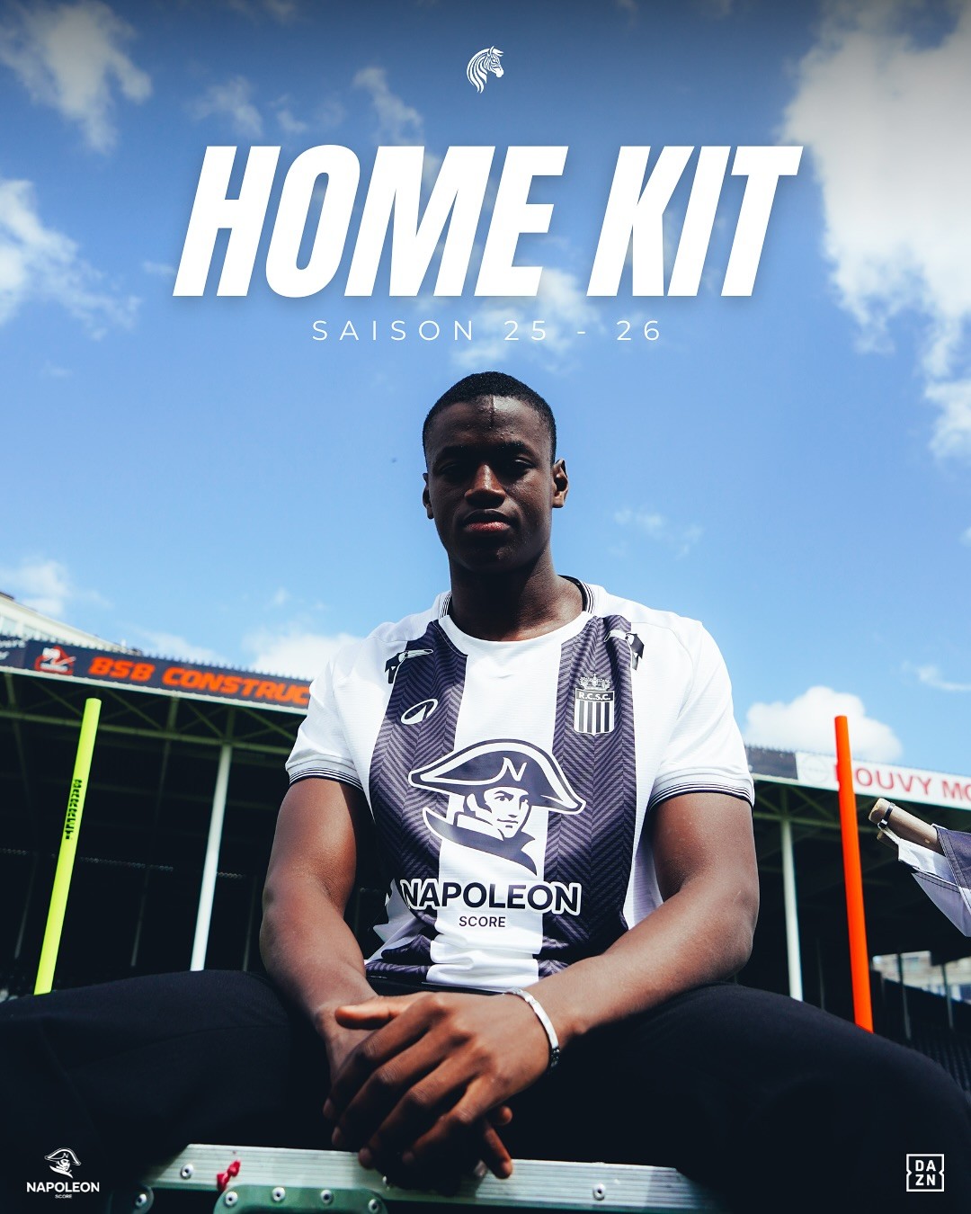 Maillot Domicile Charleroi 2025-26