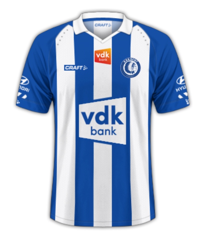 Maillot Domicile La Gantoise 2022-23