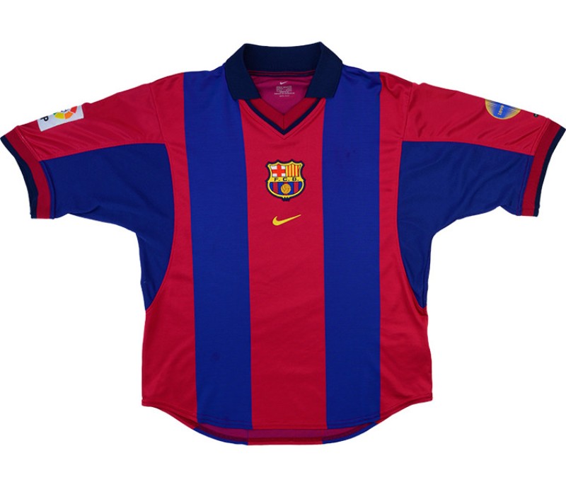 Maillot Domicile Barcelona 2000-01