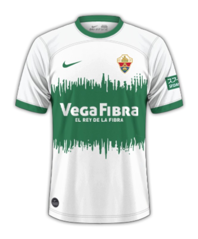 Maillot Domicile Elche 2023-24