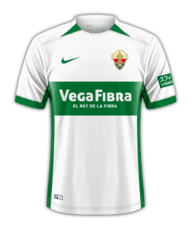 Maillot Domicile Elche 2024-25