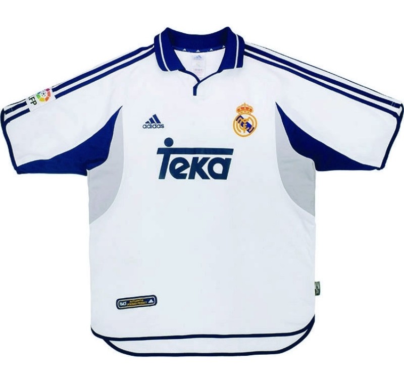 Maillot Domicile Real Madrid 2000-01
