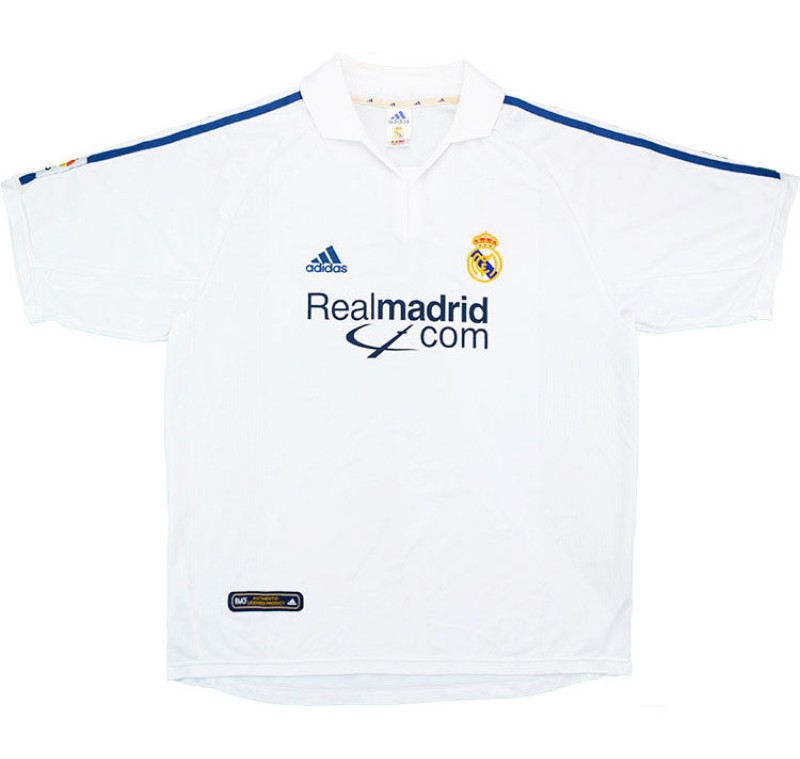 Maillot Domicile Real Madrid 2001-02
