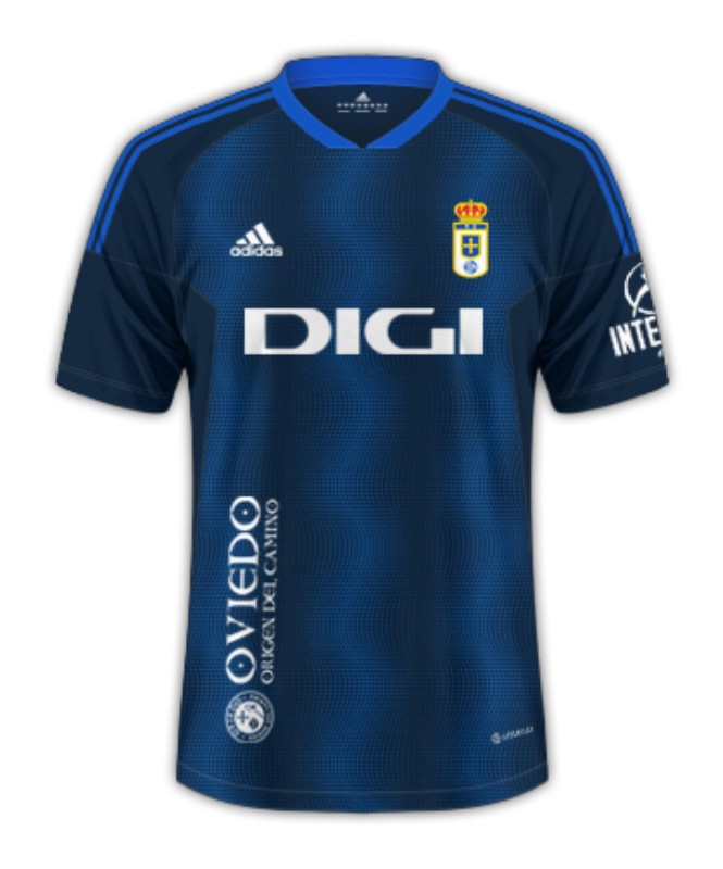 Maillot Domicile Real Oviedo 2022-23