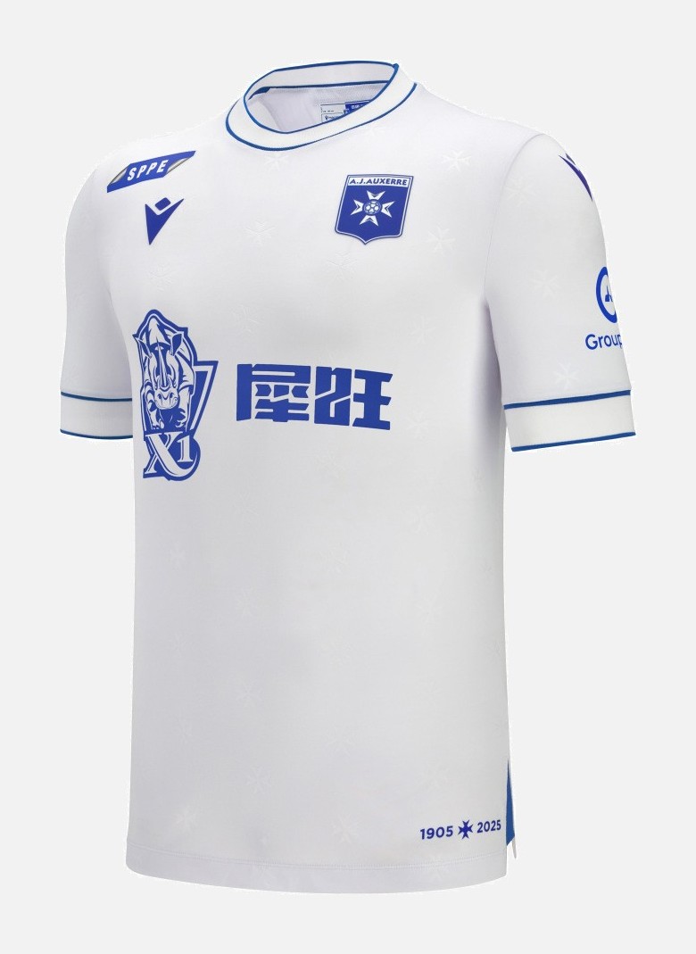 Maillot Domicile Auxerre 2025-26