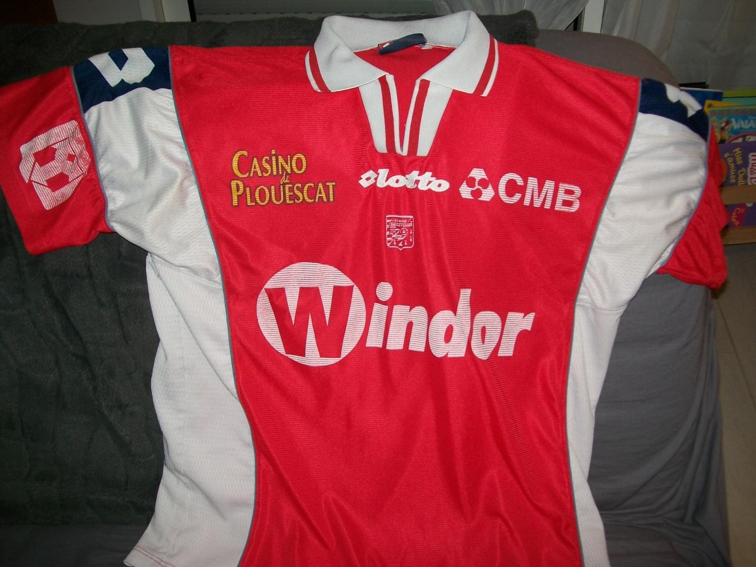 Maillot Domicile Stade Brestois 2000-01