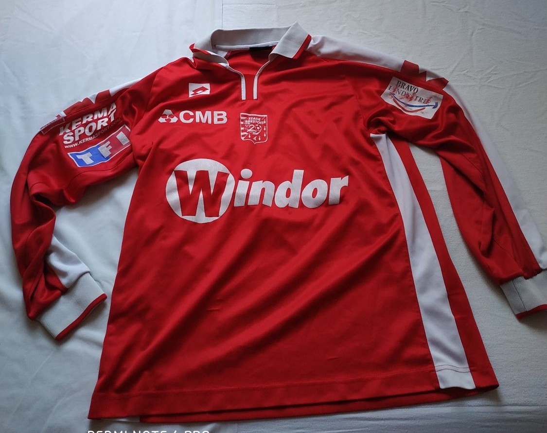 Maillot Domicile Stade Brestois 2002-03