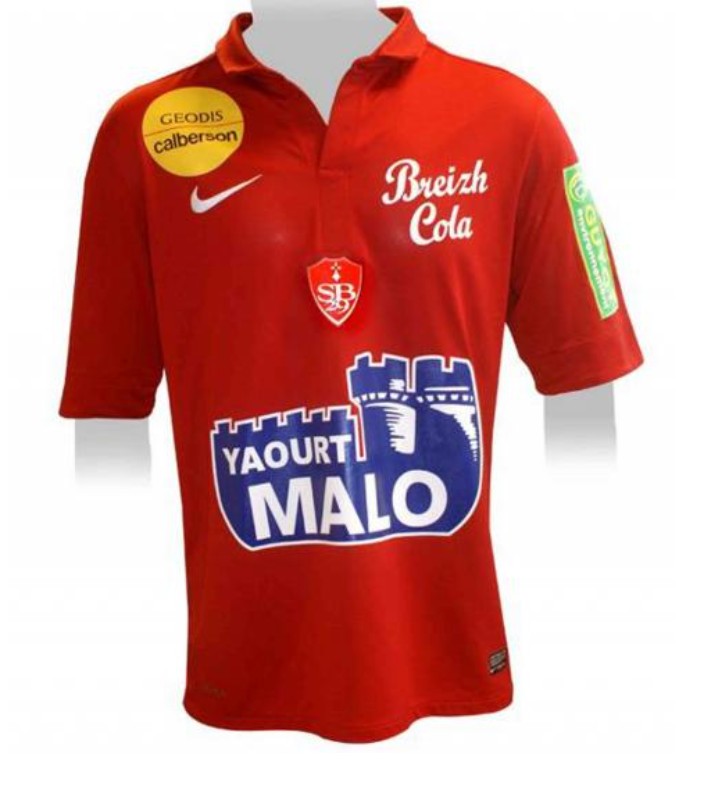 Maillot Exterieur Stade Brestois 2012-13