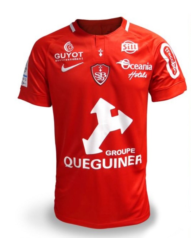 Maillot Domicile Stade Brestois 2018-19