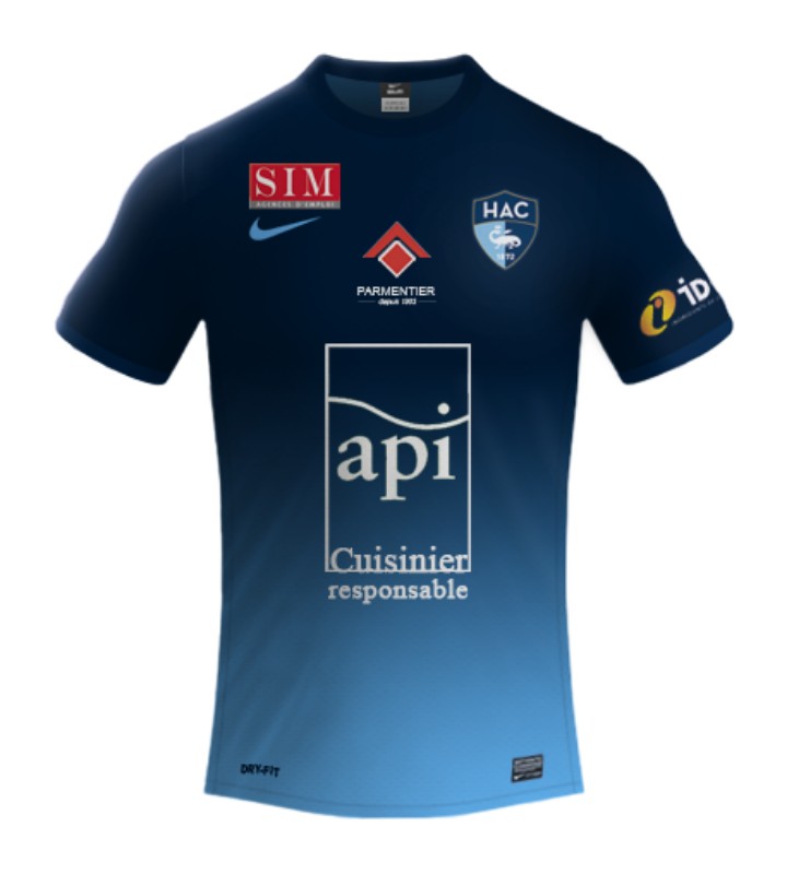 Maillot Domicile Le Havre AC 2014-15