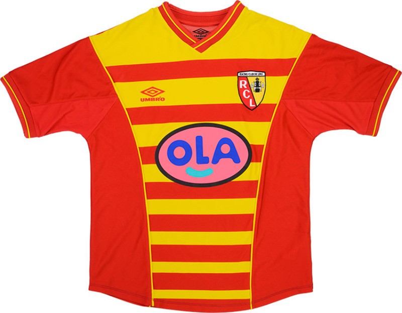 Maillot Domicile RC Lens 2000-01