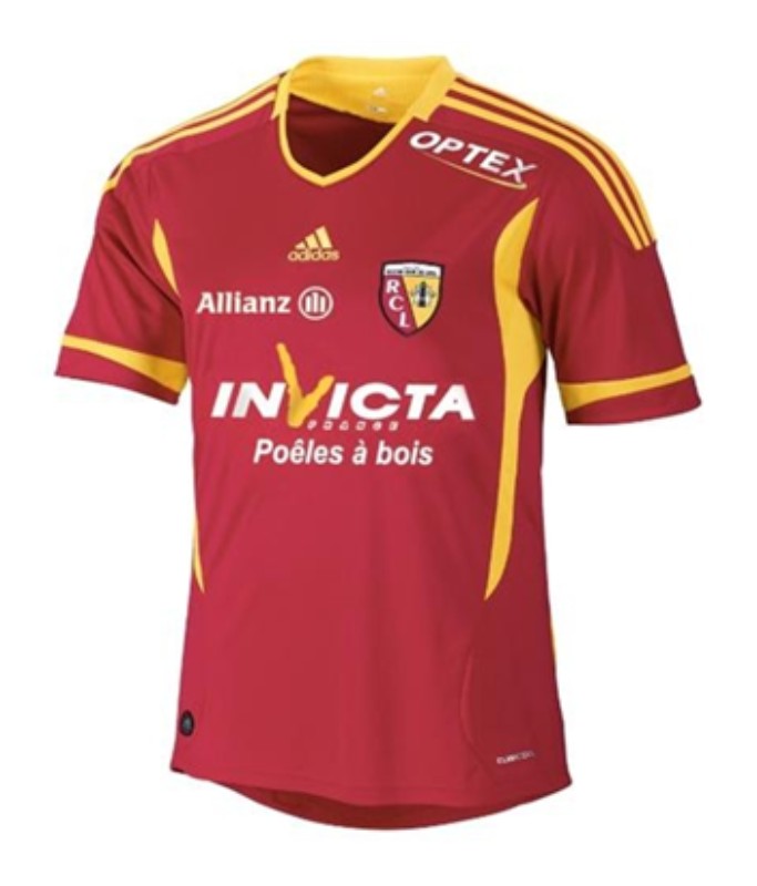 Maillot Domicile RC Lens 2011-12