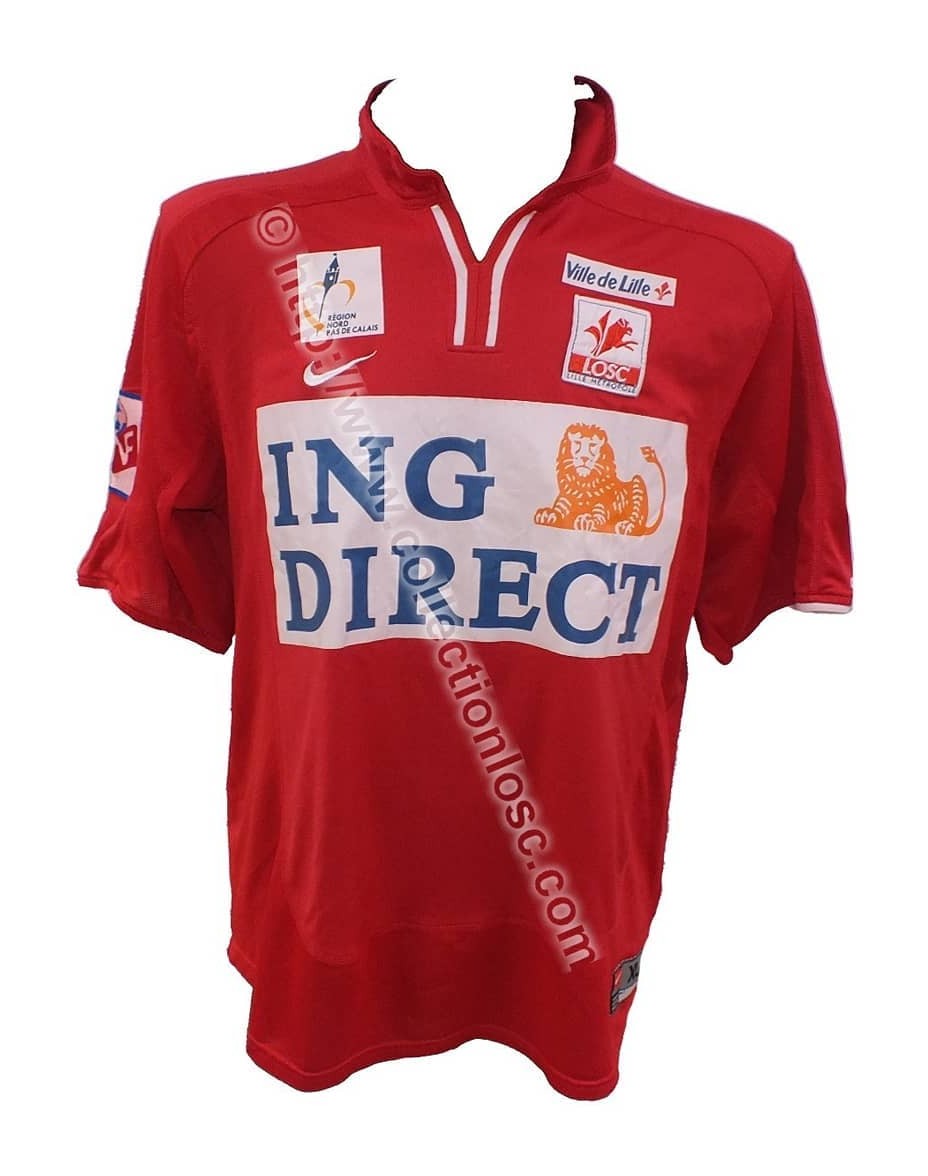 Maillot Domicile LOSC Lille 2000-01