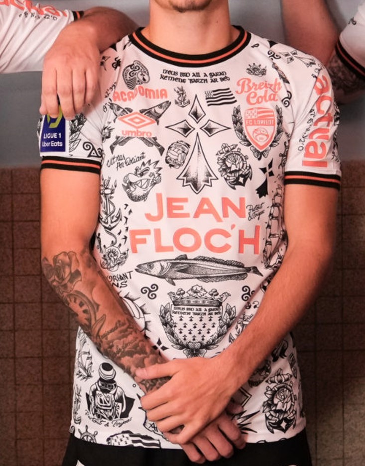 Maillot Tattoo Lorient 2022-23