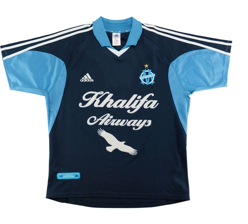 Maillot Exterieur Olympique de Marseille 2001-02