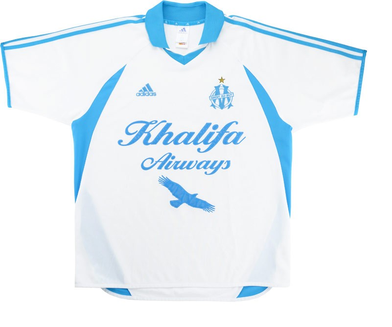 Maillot Domicile Olympique de Marseille 2001-02