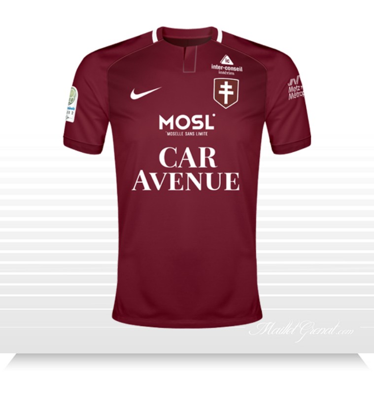 Maillot Domicile FC Metz 2018-19