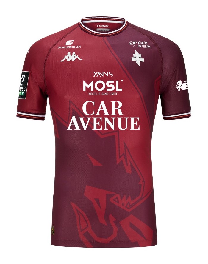 Maillot Domicile Metz 2024-25