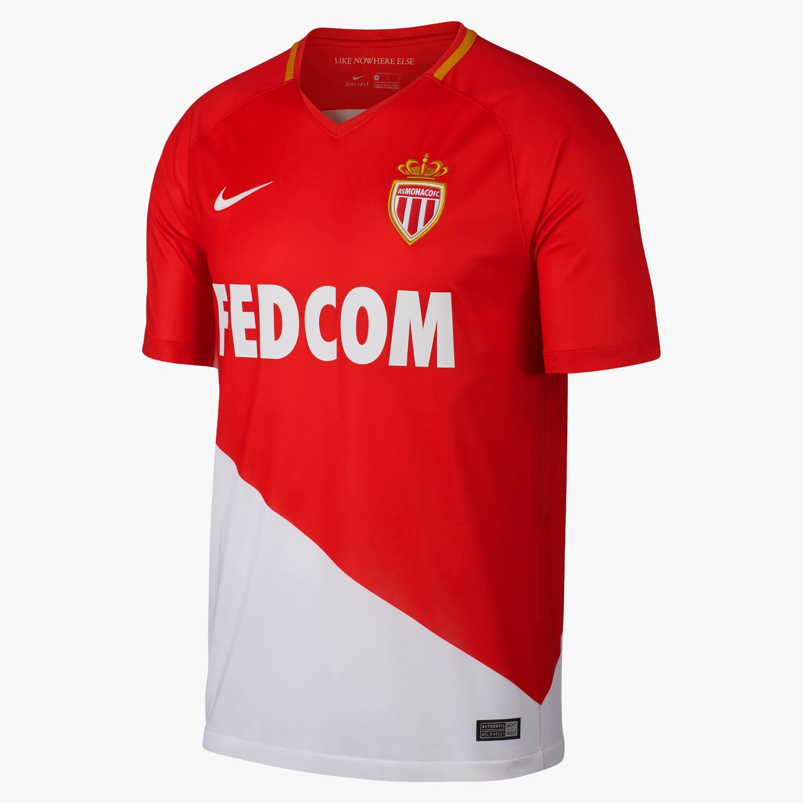 Maillot Domicile AS Monaco 2017-18