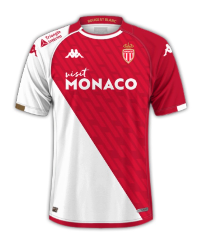 Maillot Domicile Monaco 2023-24
