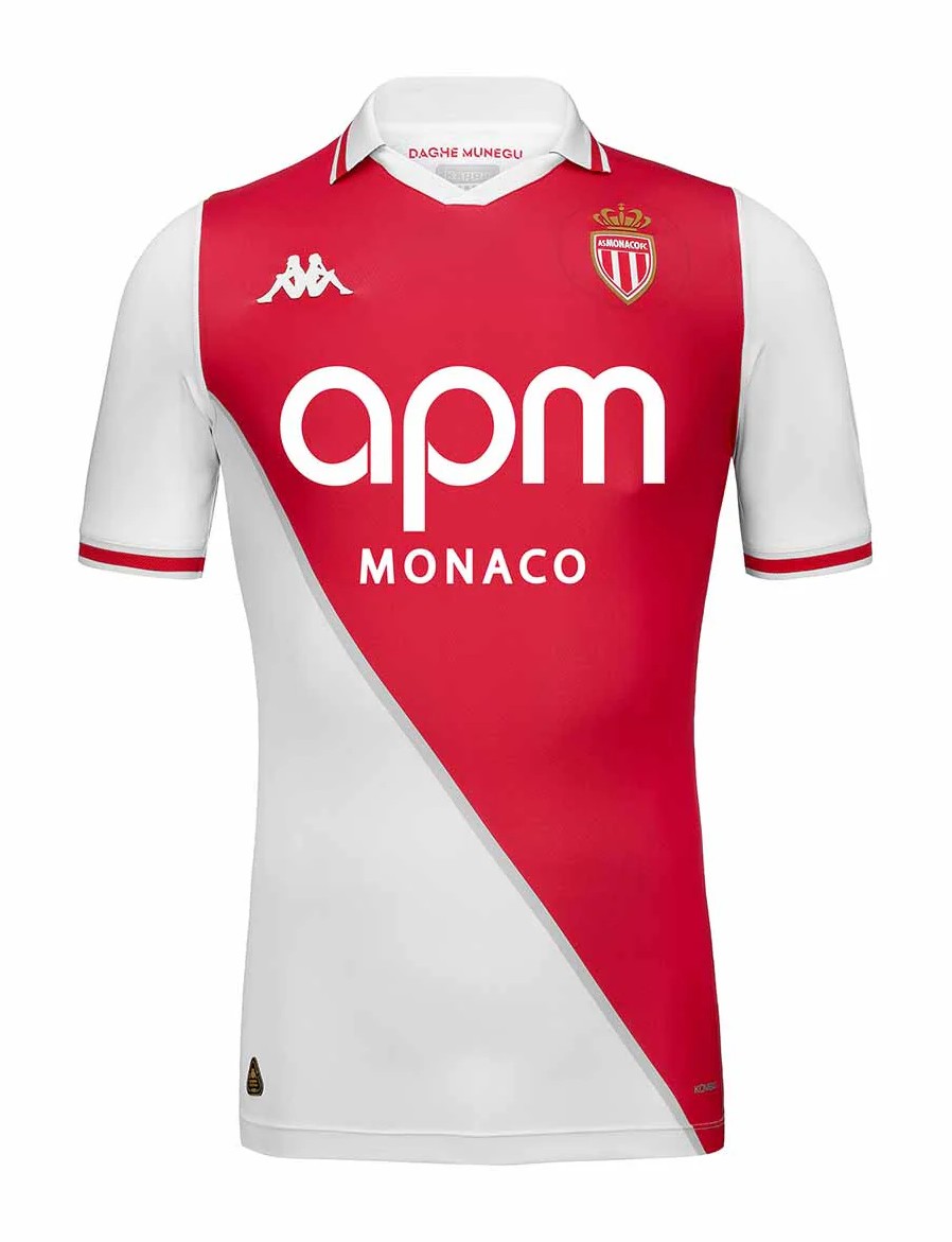 Maillot Domicile Monaco 2024-25