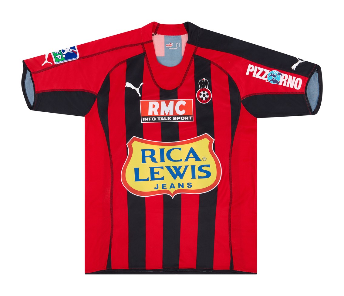 Maillot Domicile OGC Nice 2005-06