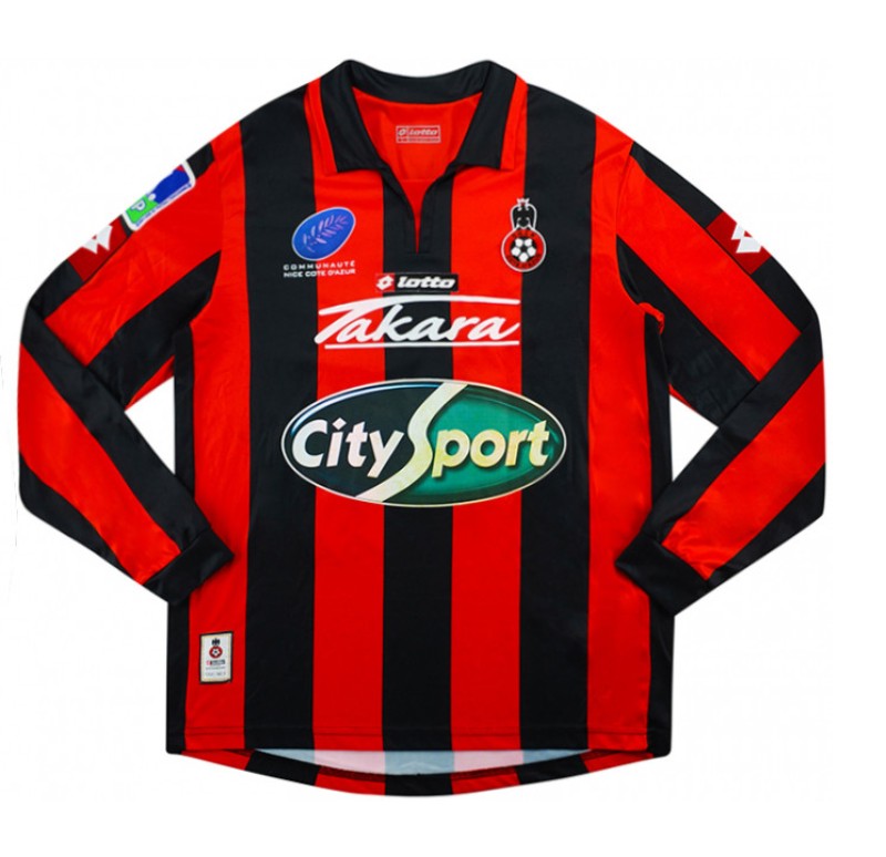 Maillot Domicile OGC Nice 2007-08