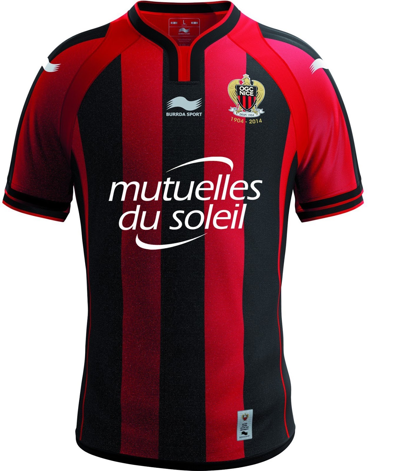 Maillot Domicile OGC Nice 2014-15