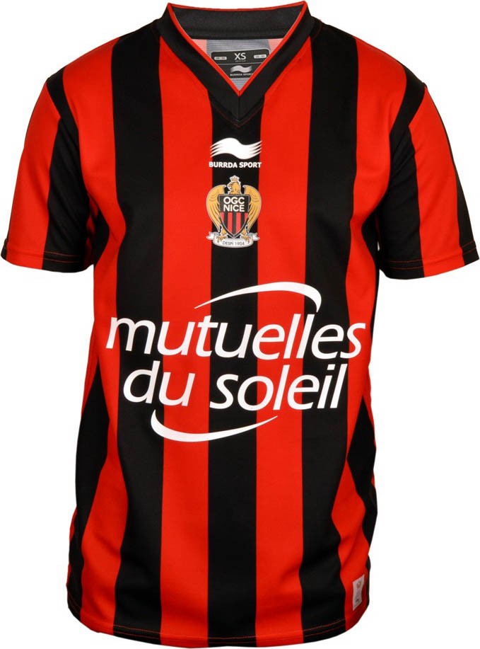 Maillot Domicile OGC Nice 2015-16