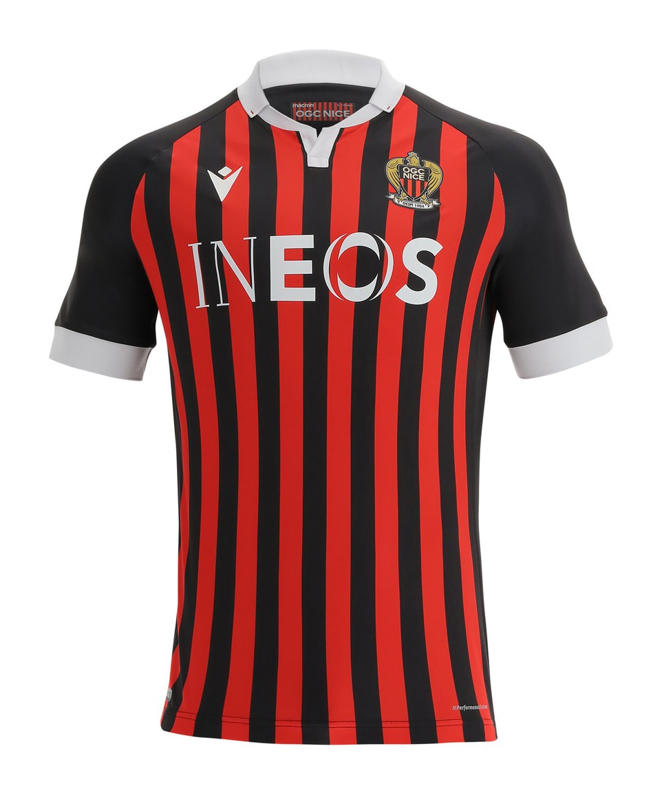Maillot Domicile OGC Nice 2021-22