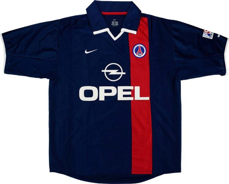 Maillot Domicile PSG 2001-02