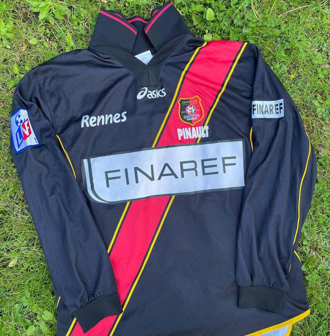 Maillot Anniversaire Stade Rennais 2001-02