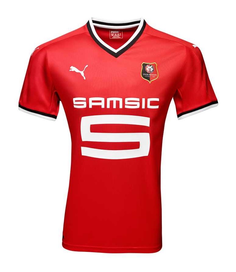Maillot Domicile Stade Rennais 2017-18