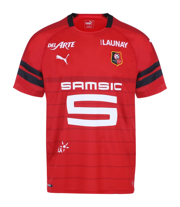 Maillot Domicile Stade Rennais 2018-19