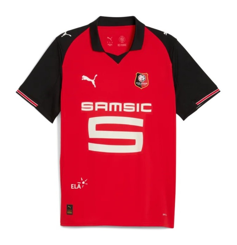 Maillot Domicile Stade Rennais 2025-26