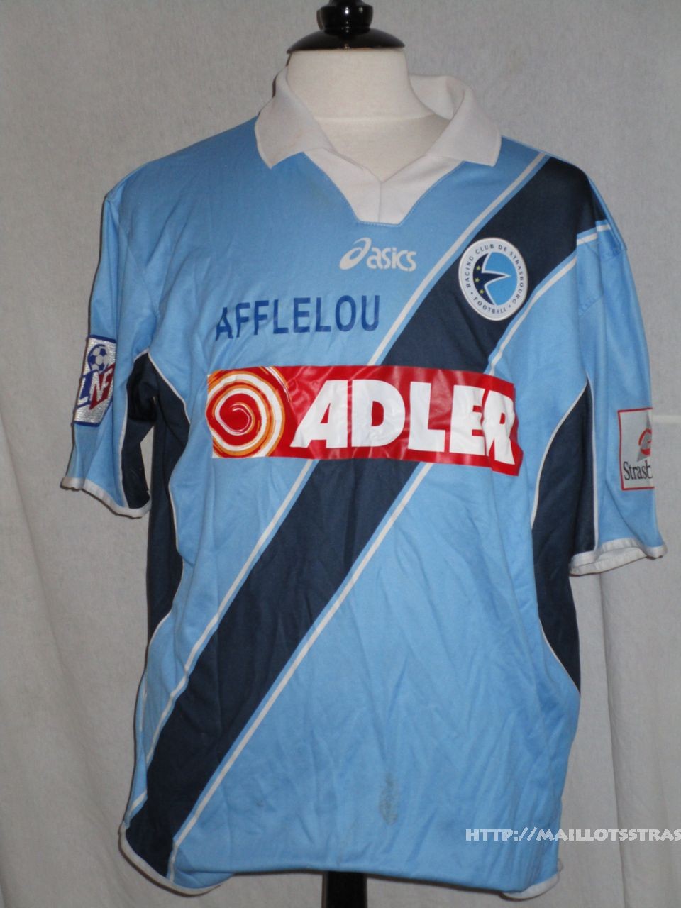 Maillot Exterieur Strasbourg 2001-02