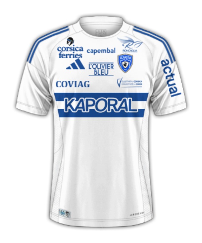 Maillot Exterieur Bastia 2024-25