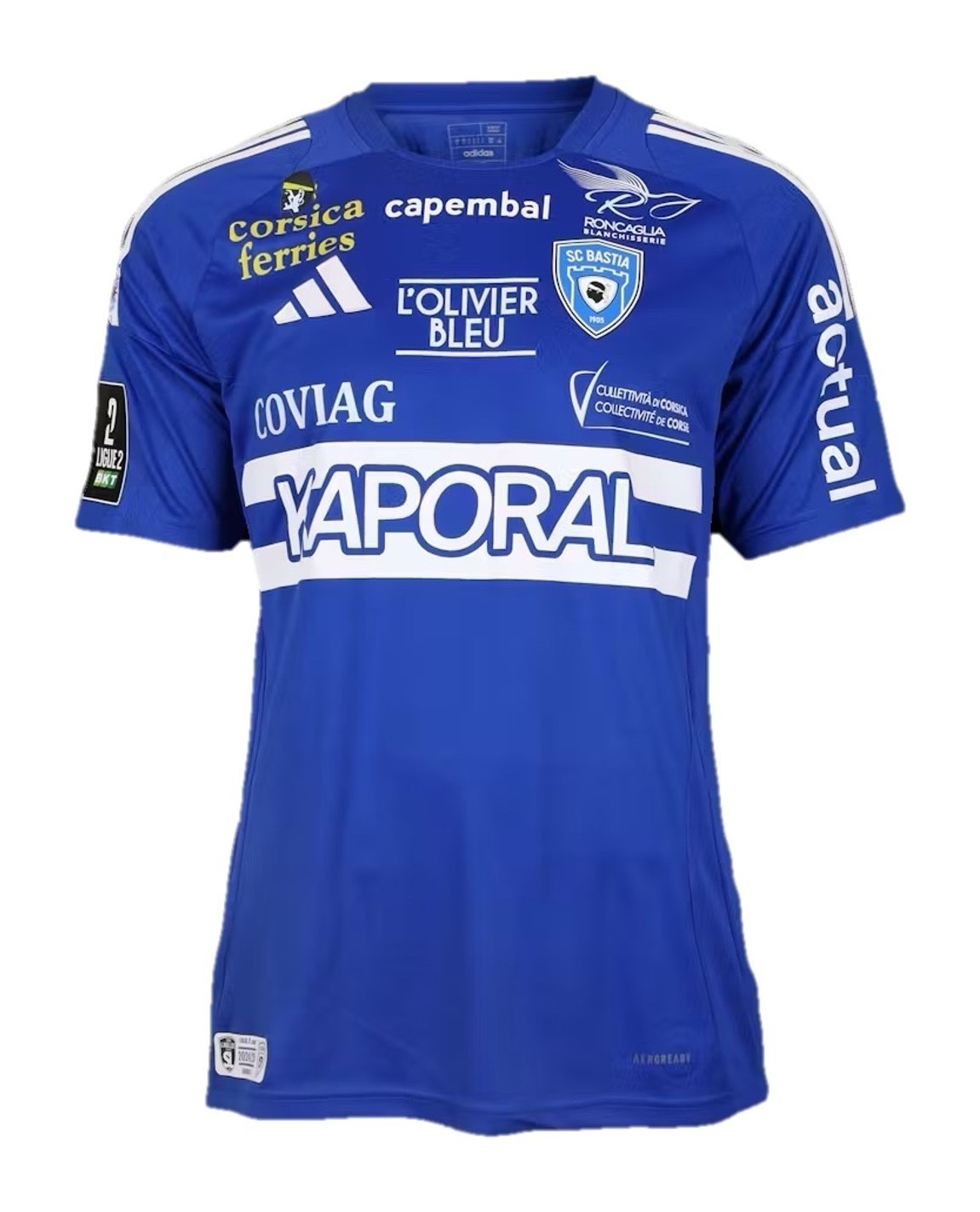 Maillot Domicile Bastia 2024-25