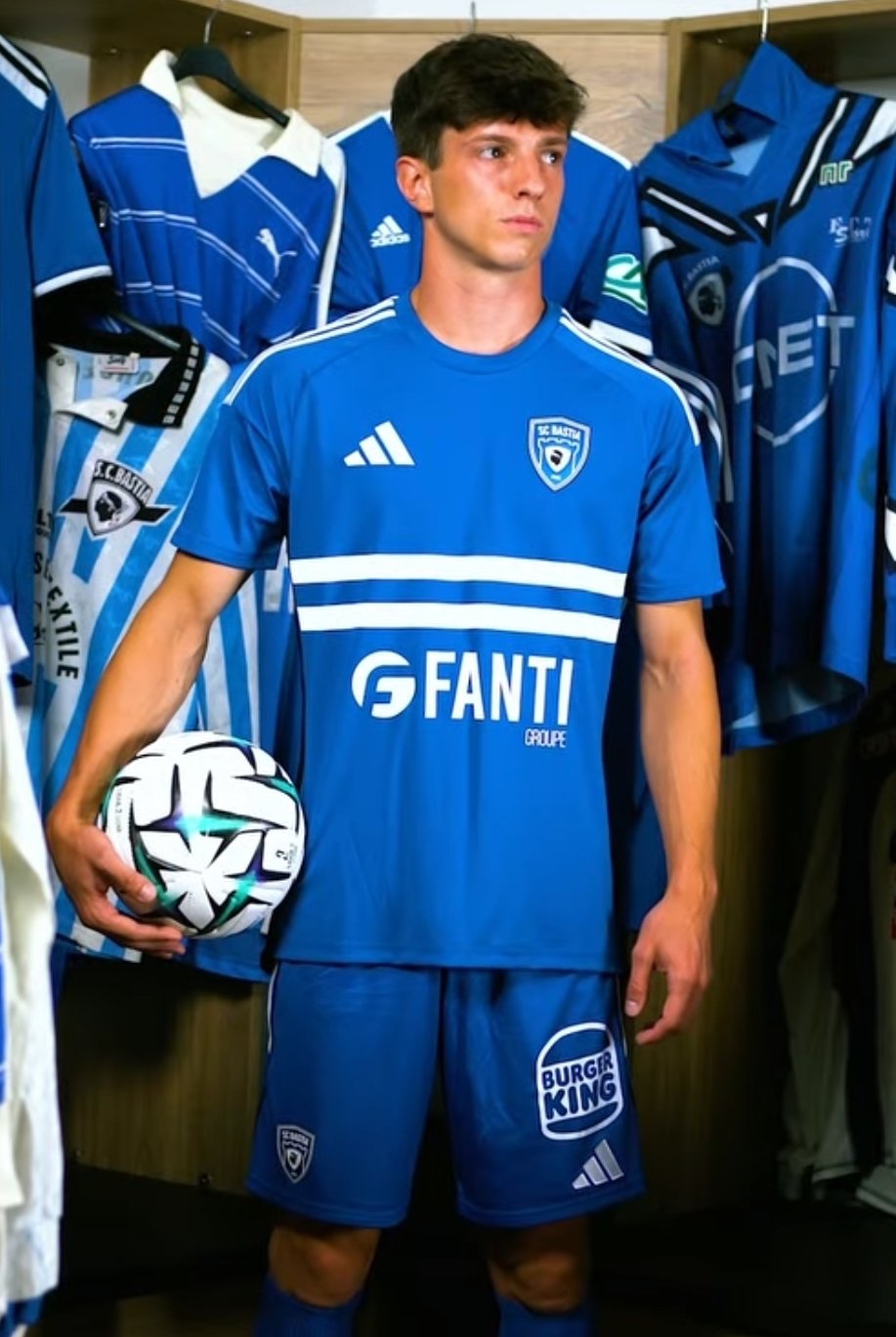 Maillot Domicile Bastia 2025-26