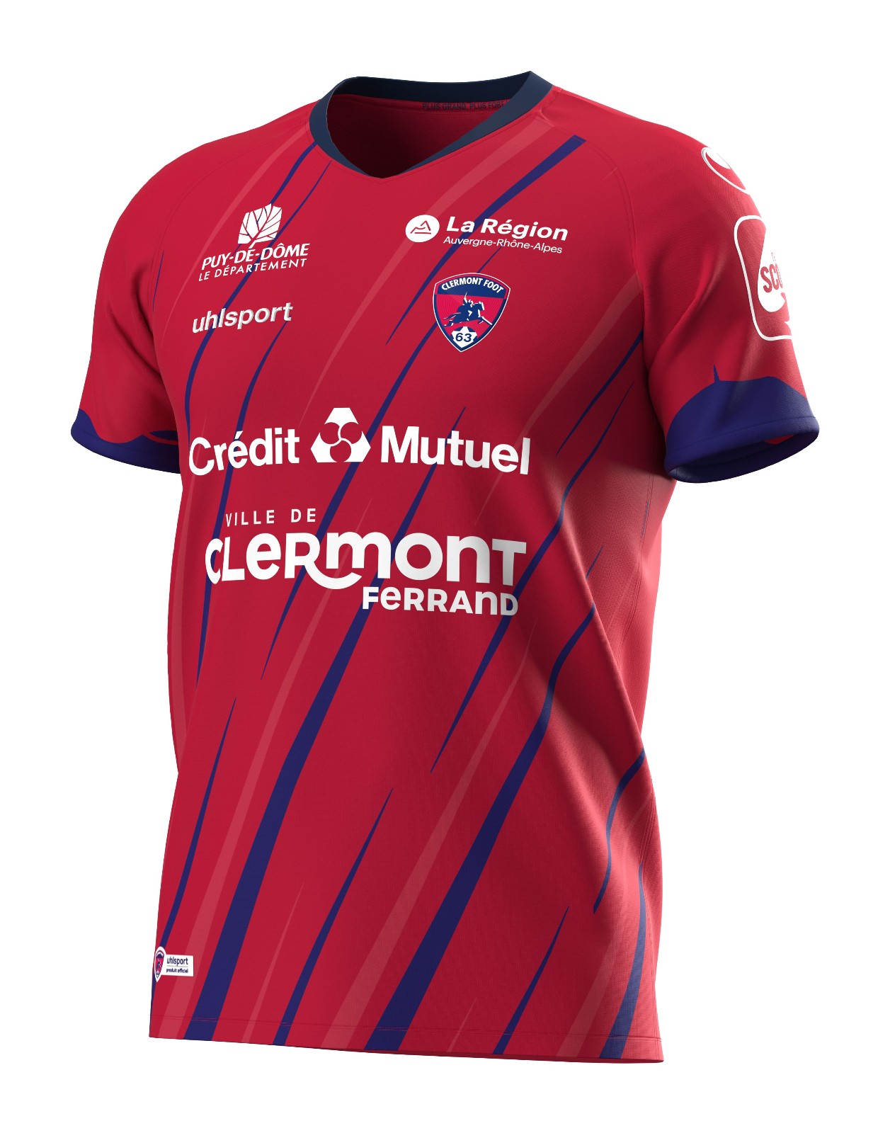 Maillot Domicile Clermont 2022-23