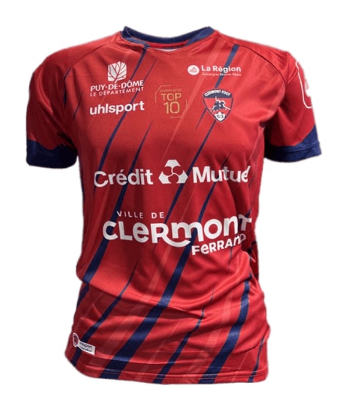 Maillot Top 8 ligue 1 Clermont 2022-23