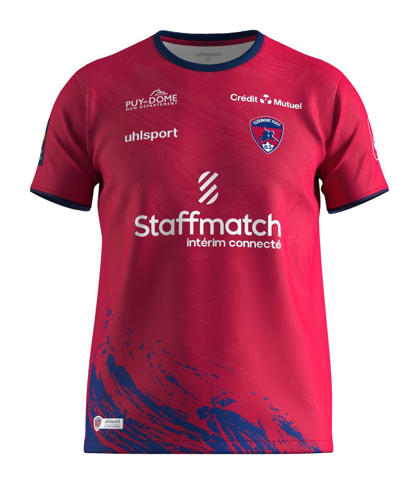 Maillot Domicile Clermont 2023-24